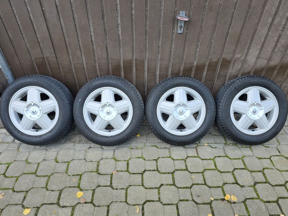 Felgi z oponami 175/65R14 Renault Kangoo 4x100 Clio Thalia Megane TWIN