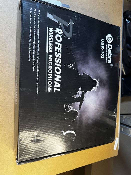 Бездротовий мікрофон UHF Debra UBR-102 + Петличка | Проф комплект