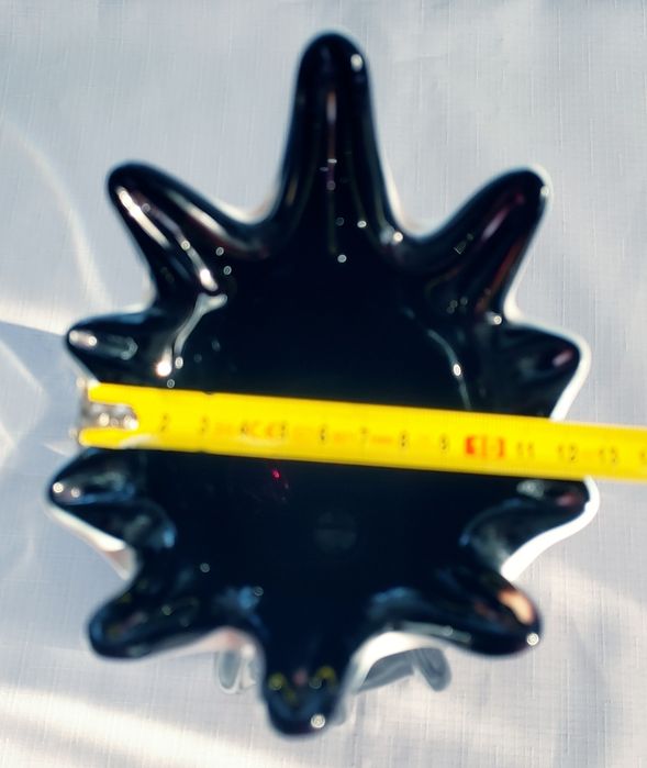 Wazon szklany Bohemia Sygnowany Czechosłowacja vintage czasy prl