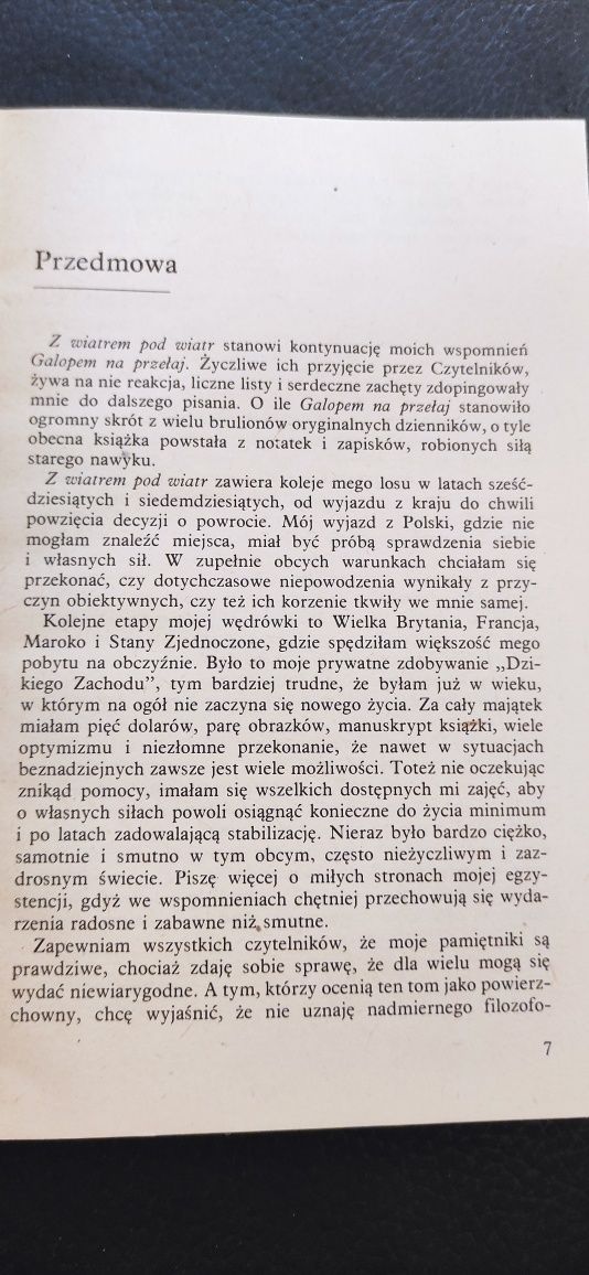 Maria Ginter "Z wiatrem pod wiatr"