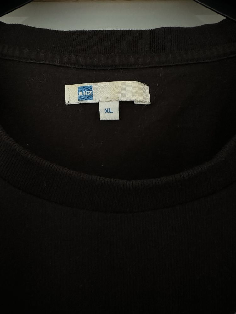 T- shirt czarny meski xl bawetna nadruk aliz męski duży oversixe