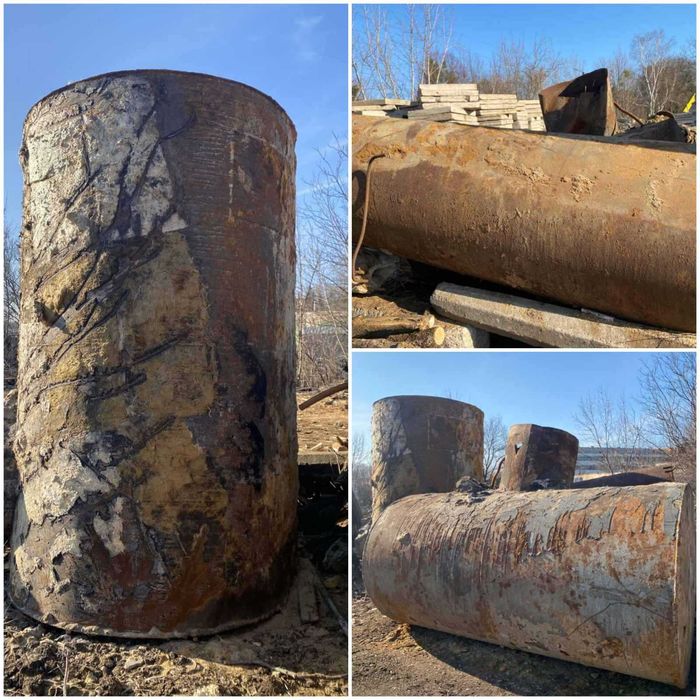 Бочки (емкость) металеві, б/у