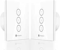 2x Przełącznik do rolet żaluzji Smart WiFi - ETERSKY WF-CS01