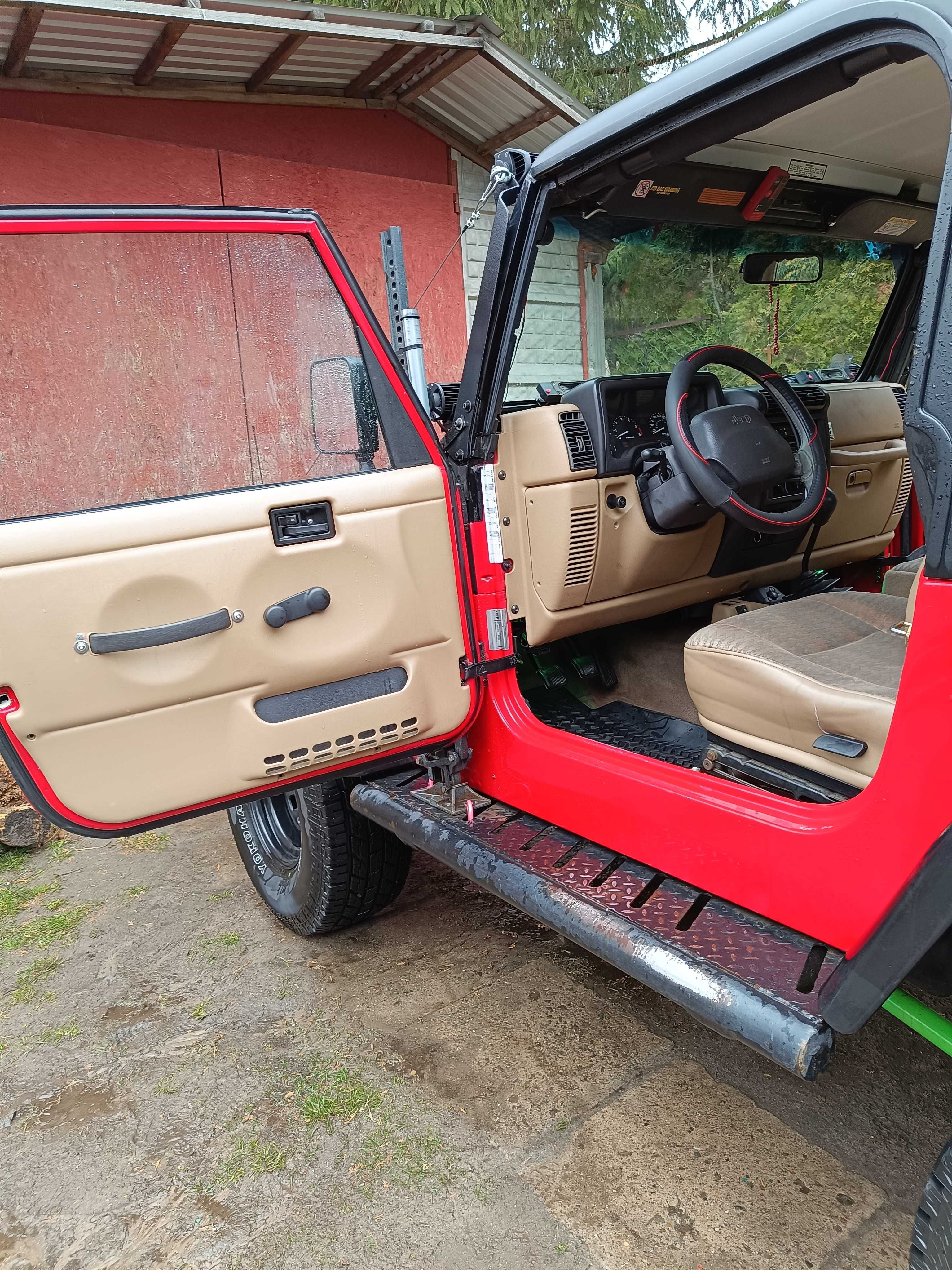 Terenowy 4x4 Jeep wrangler tj Polski salon 4.0. LPG