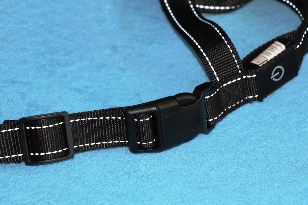 Szelki dla psa uprząż LED dla psa świecące szelki LED