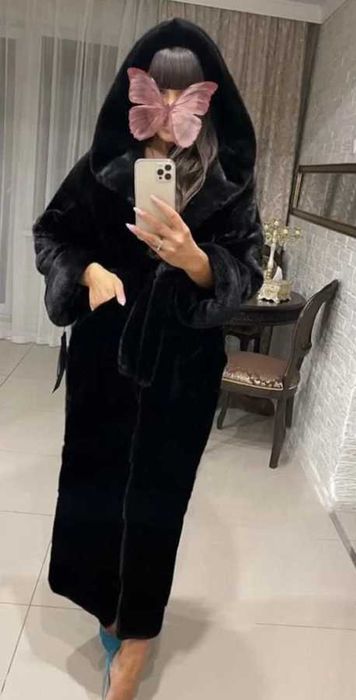 Элитная Новая Норковая Шуба Blackglama Премиум