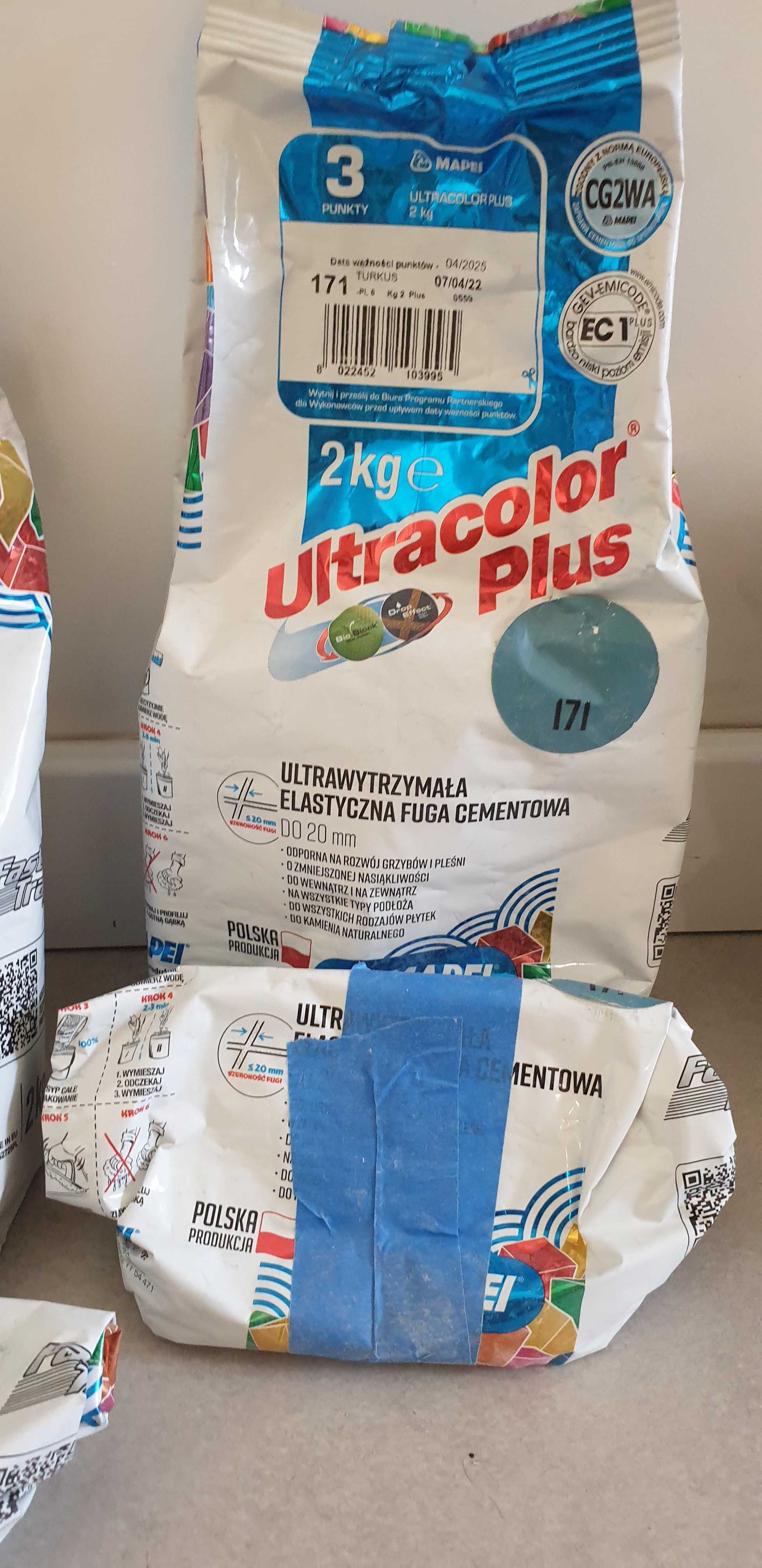 fuga, zaprawa ultracolor plus mapei