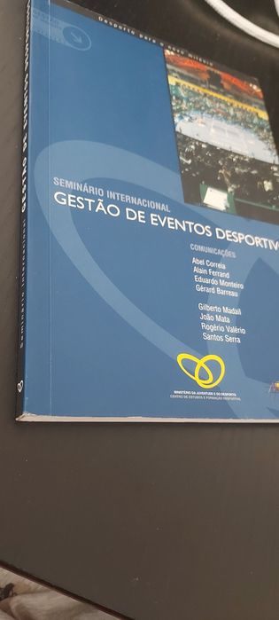 Livro "Gestão de Eventos Desportivos"