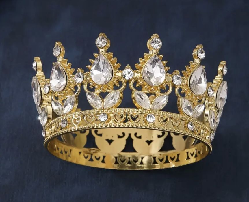 Акція - РОЗПРОДАЖ - 160грн. Корона на торт, для торта, торту 8,2см