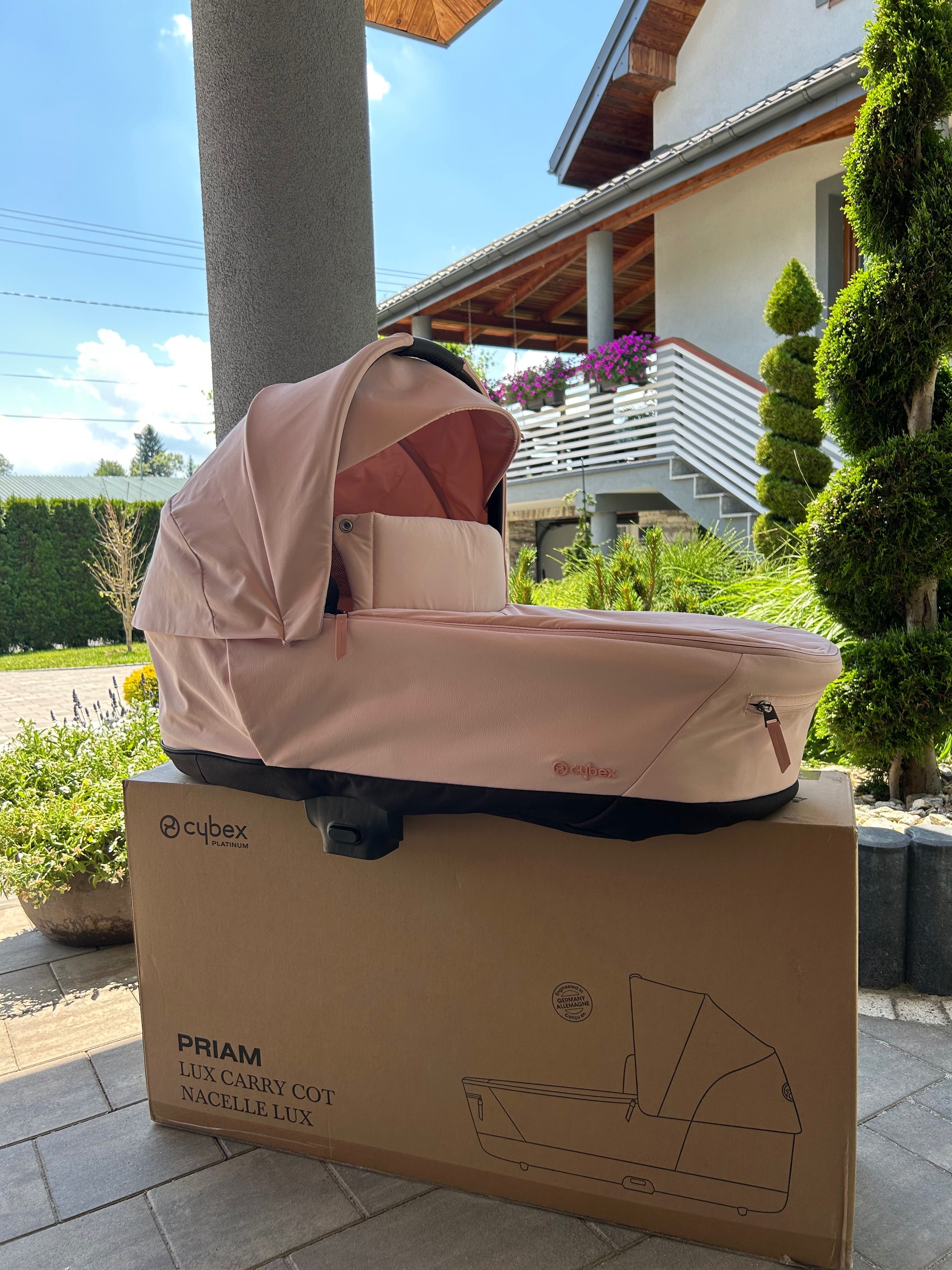 Cybex Priam 4.0 Gondola do wózka Peach Pink