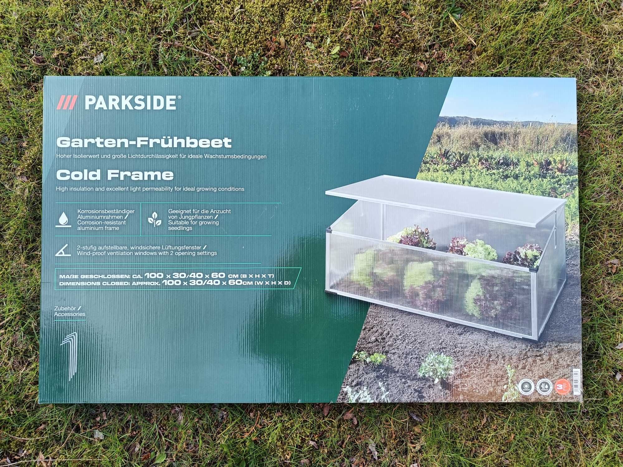 NOWY Inspekt ogrodowy mała szklarnia Parkside ochrona przed ślimakami