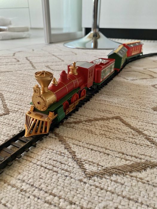 Полярний експрес на батарейках залізниця поїзд зі звуками набір