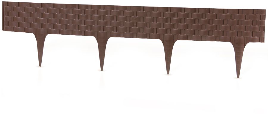 Obrzeże palisada RATTAN 0,8 mb ciemny brąz