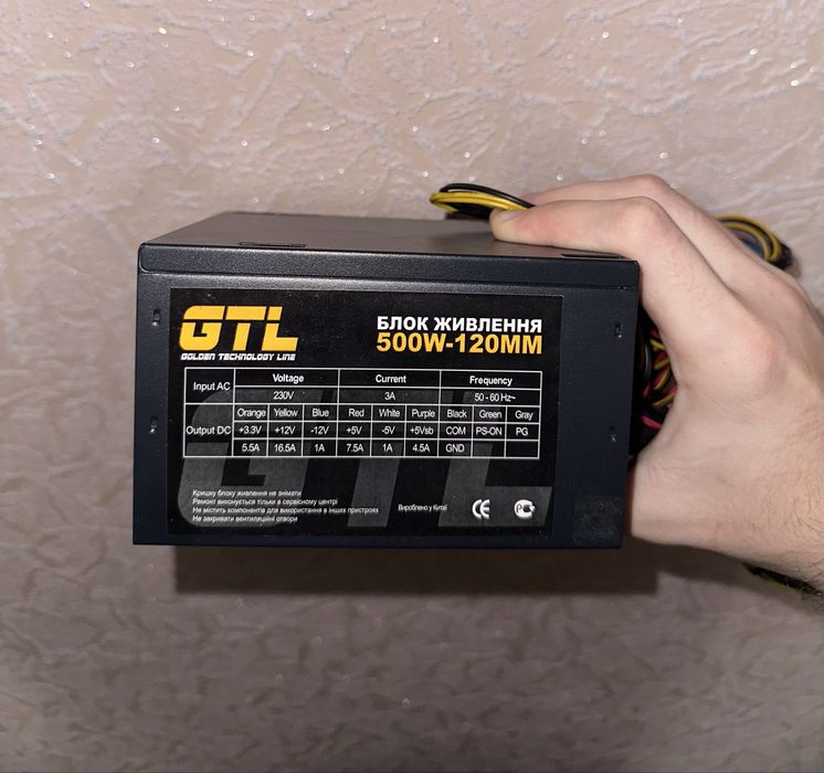 Блок живлення GTL 500W
