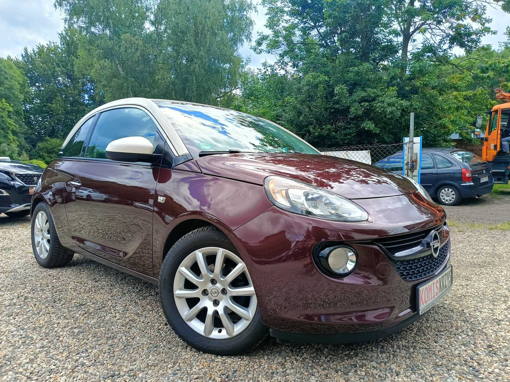 OPEL ADAM 1.2, 70 KM, PIĘKNY, Serwis, 2 komplety kół, Super Stan