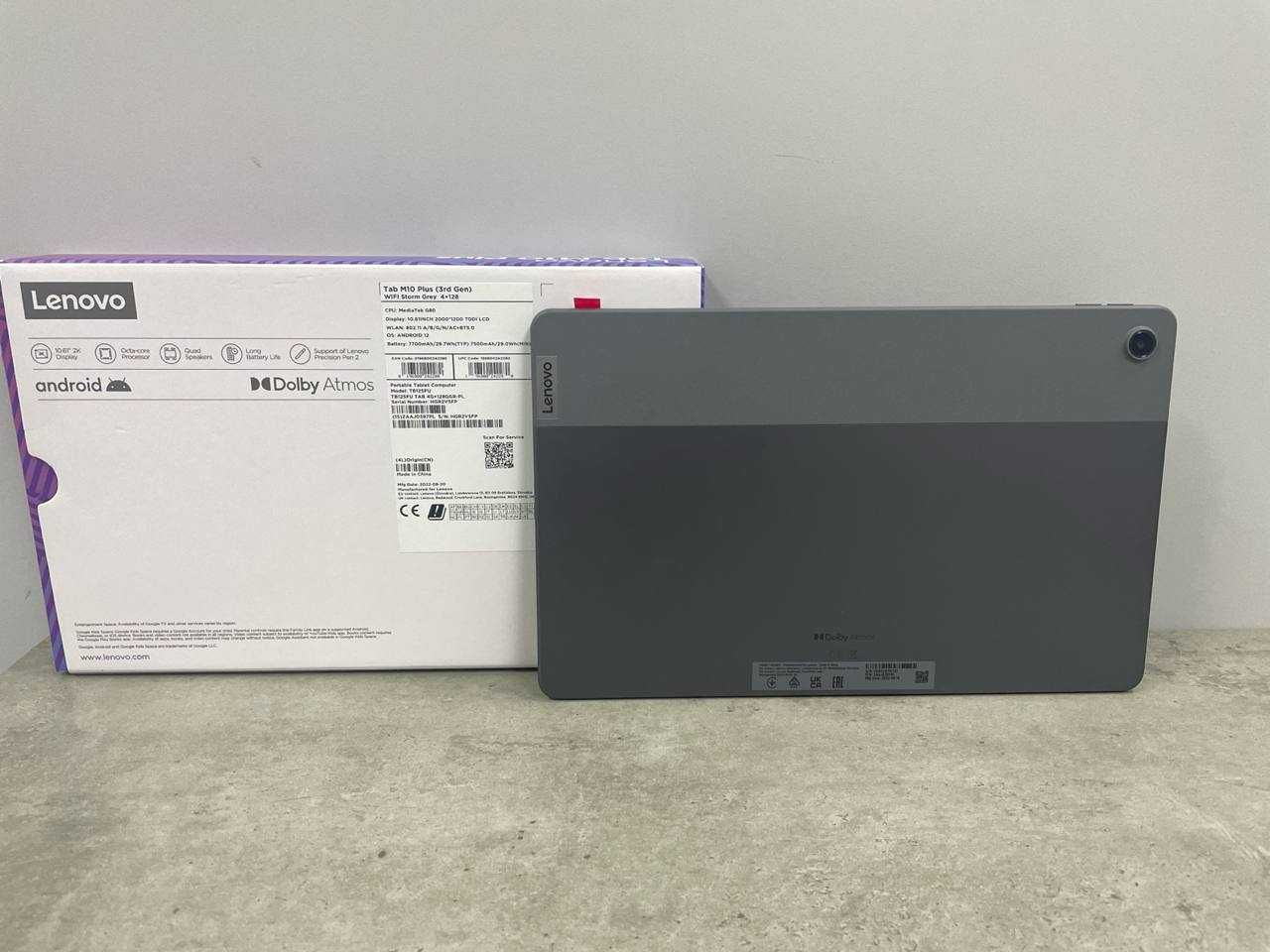 (Уцінка)Lenovo Tab M10+(3rd Gen) 4/128GB Wi-Fi Storm Grey (ZAAJ0397PL)