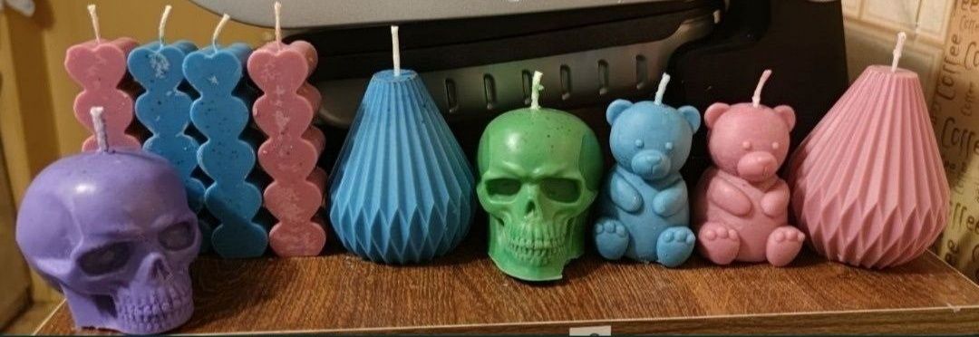 Свечи ручной работы из вощины и воска
