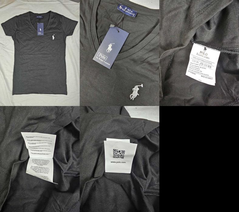 Koszulka damska Karl Lagerfeld w serek Guess shirt polo nowość