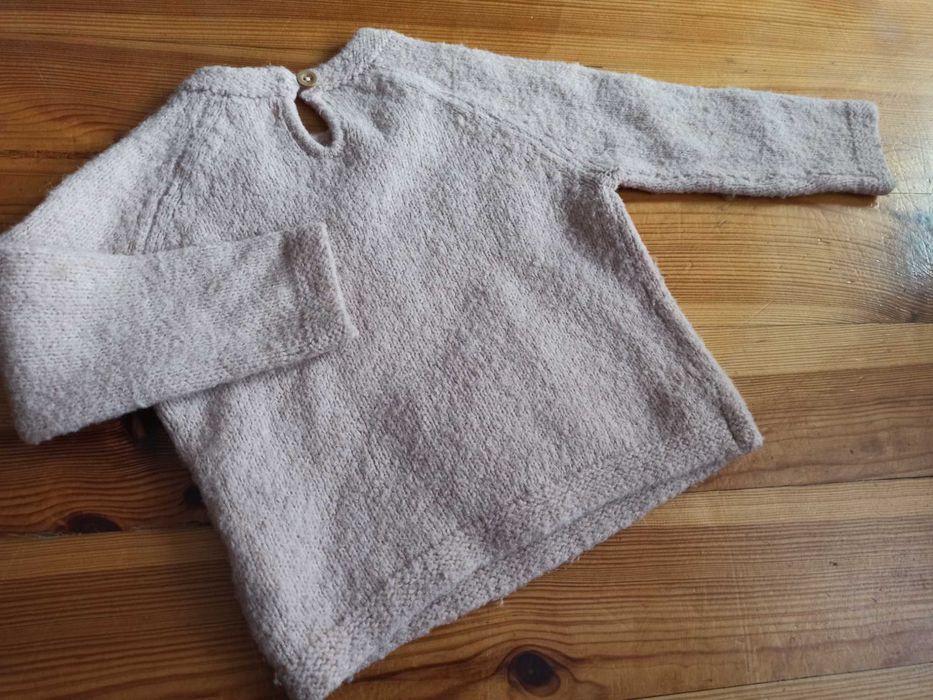 Sweter dla dziewczynki 86 wełna wool alpaka La Redoute