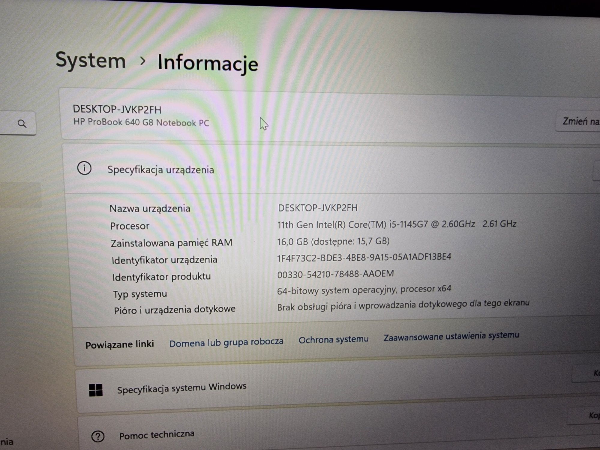 Laptop HP Pro Book 640 G8