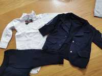 Ubranko eleganckie koszula bodziak, spodnie, marynarka rozmiar 68- 74
