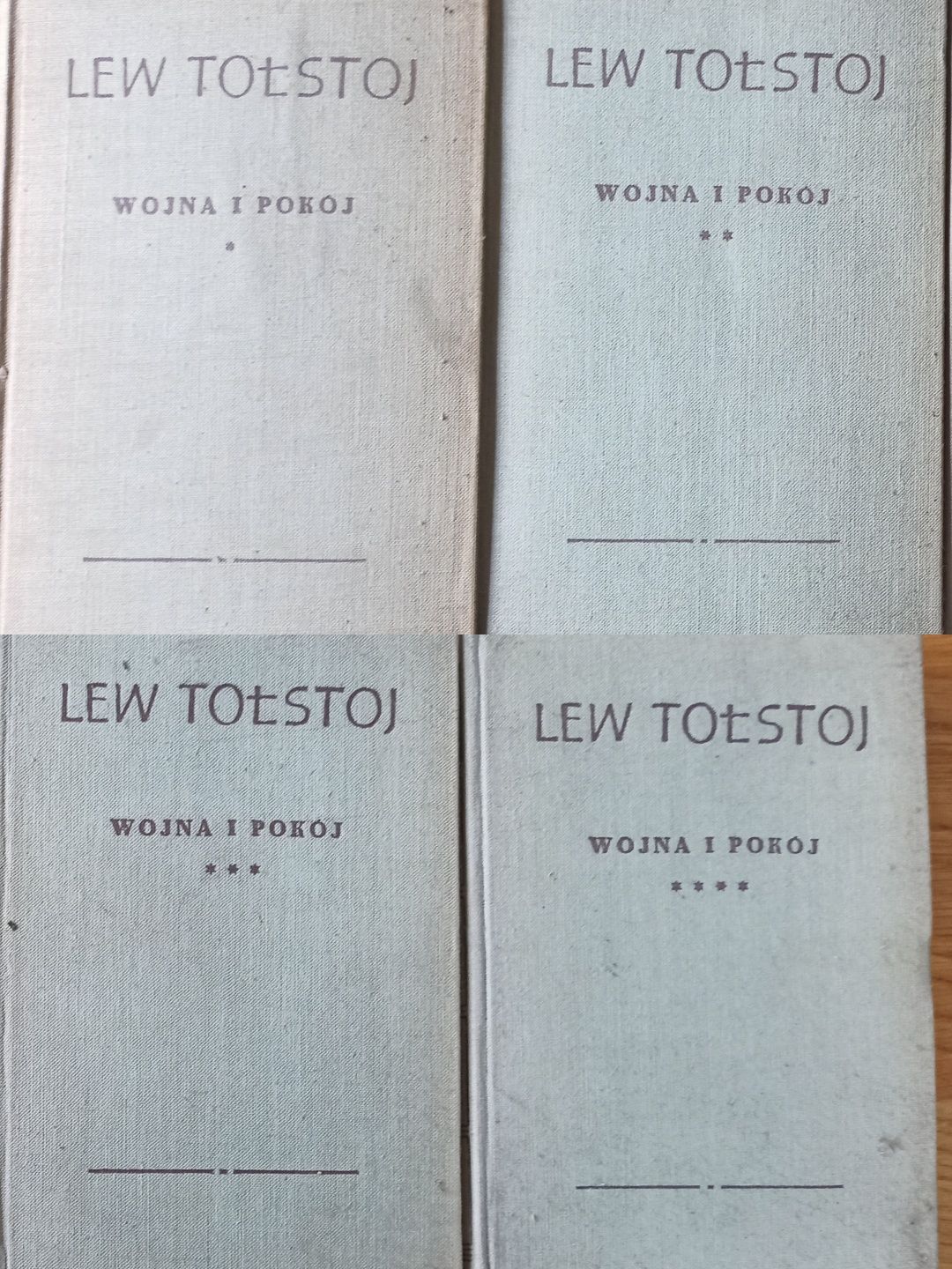 Wojna i pokój, Lew Tołstoj, wydanie 1958r., twarda oprawa