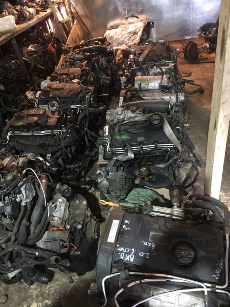 Двигун мотор 1.6cay 1.9BXE BKC BJB BLS 2.0BSY BKP BKD BMR Skoda passat