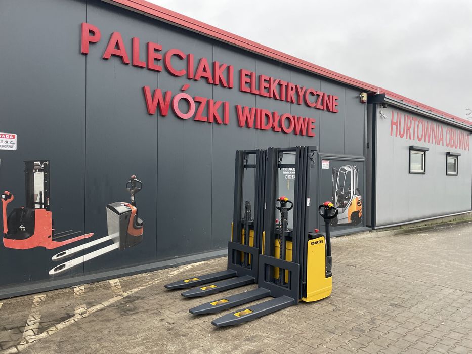 Paleciak elektryczny Komatau 440 cm 1050 kg sztaplarka wózek