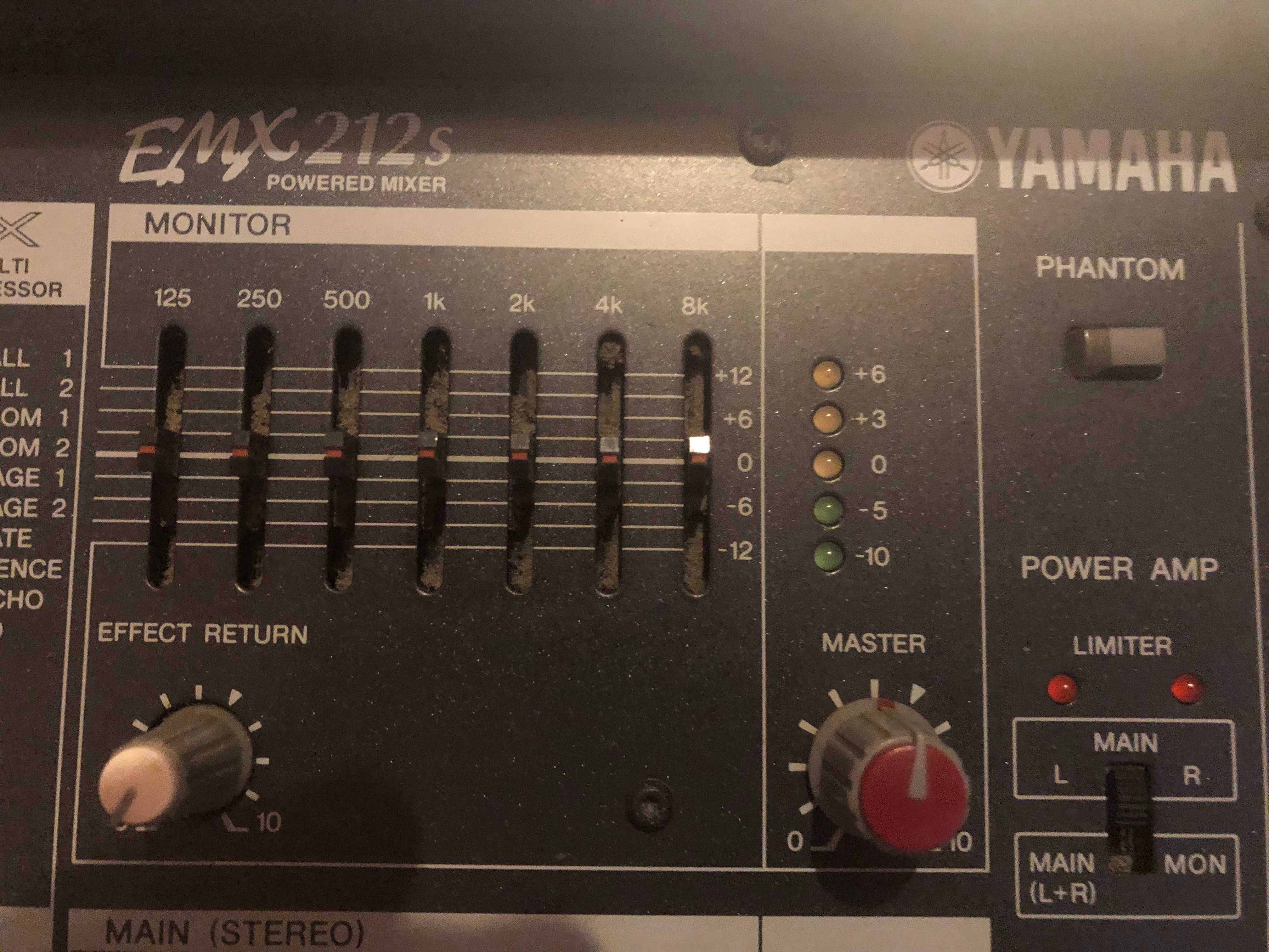 Zestaw powermikser Yamaha EMX212s + kolumny Peavey PRO15