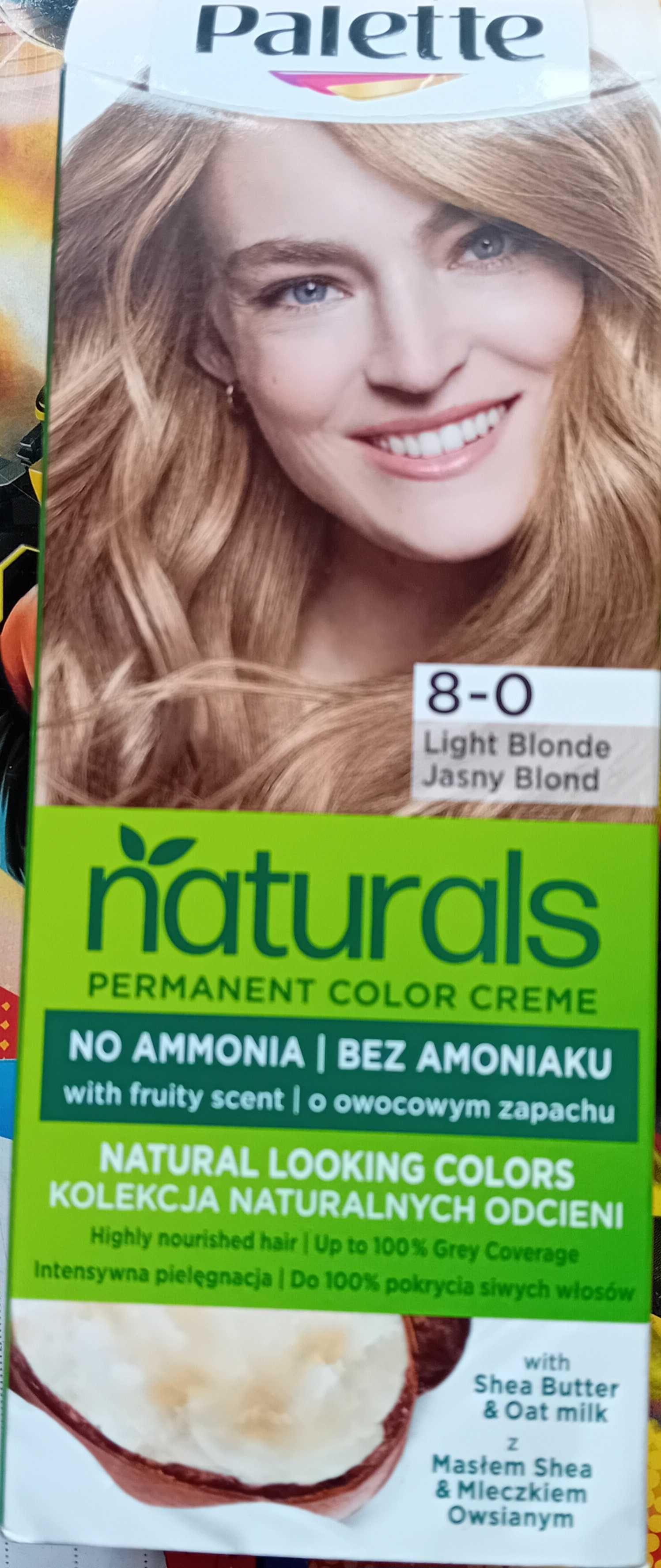 Palette naturals jasny blond 8-0