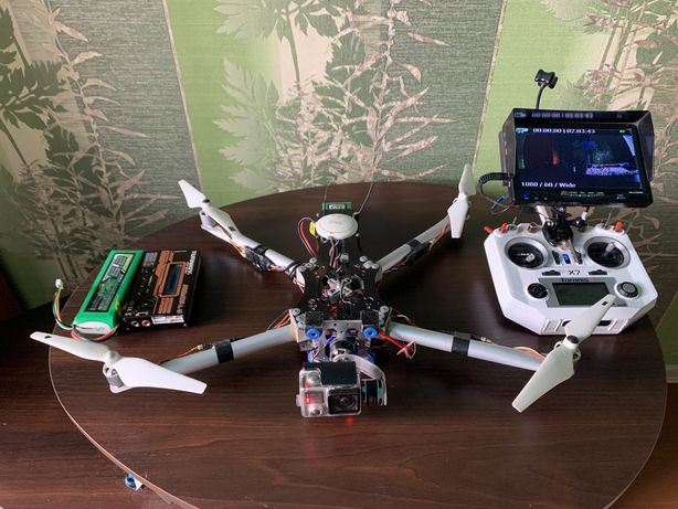 Квадрокоптер, дрон, 550мм, GoPro4, Gps, повернення додому
