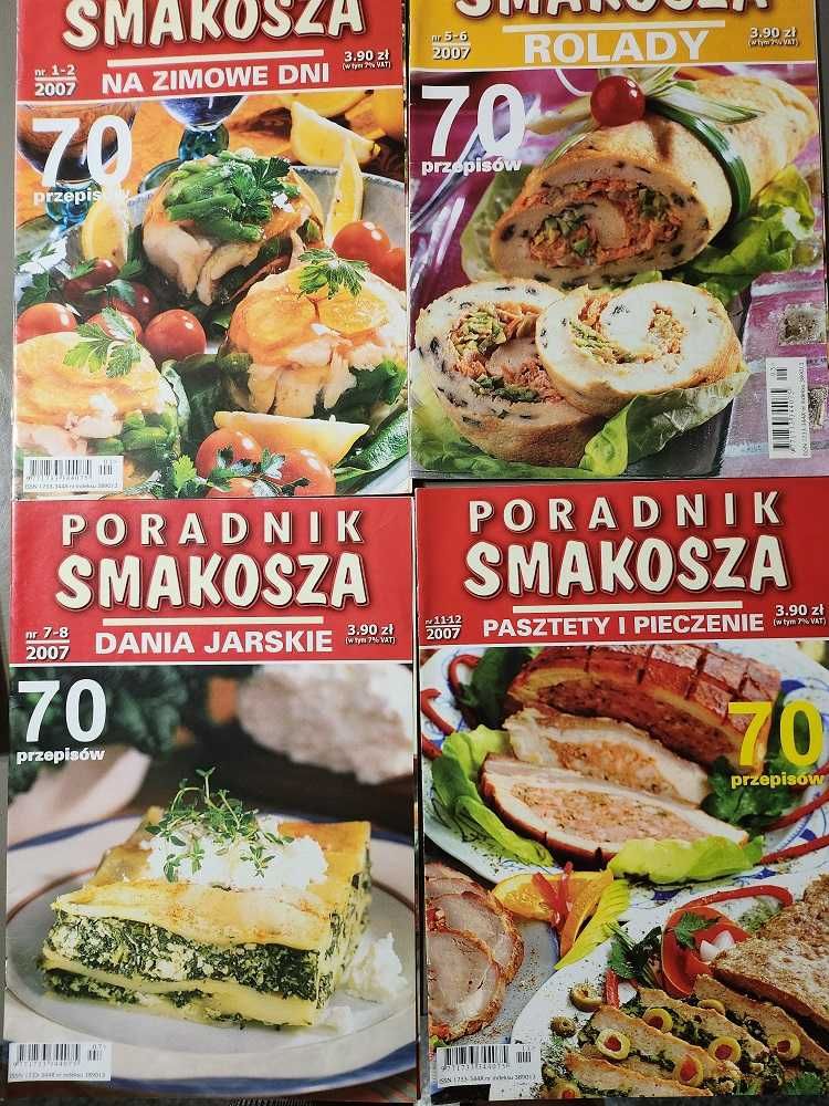 Zestaw 12 gazetek Poradnik Smakosza.