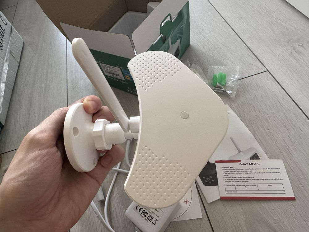 Камера видеонаблюдения с широким углом обзора 180° 8MP Wi-FI 128GB