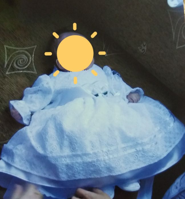 Rozm. 56 Śliczna biała sukienka bolerko czapeczka chrzest impreza