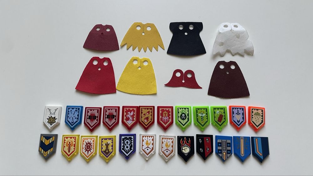 Lego деталі, лотр (lotr), торси, шоломи, волосся, тварини