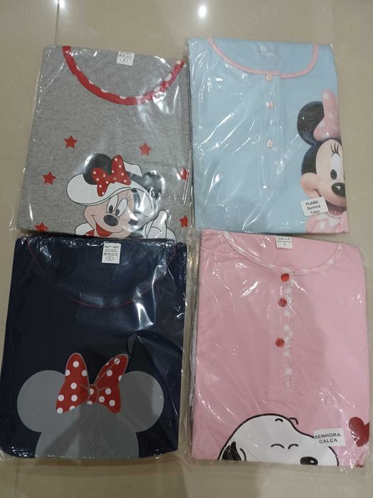 Pijamas de senhora e de homem (boa qualidade)