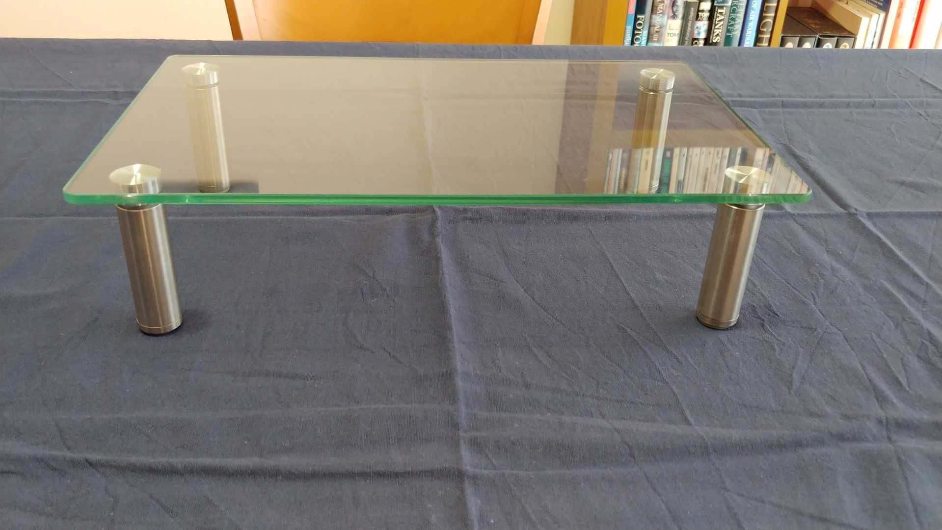 Novo Suporte/Mesa de vidro para monitor 39 x 24 x 9.5 - 11.5 cm
