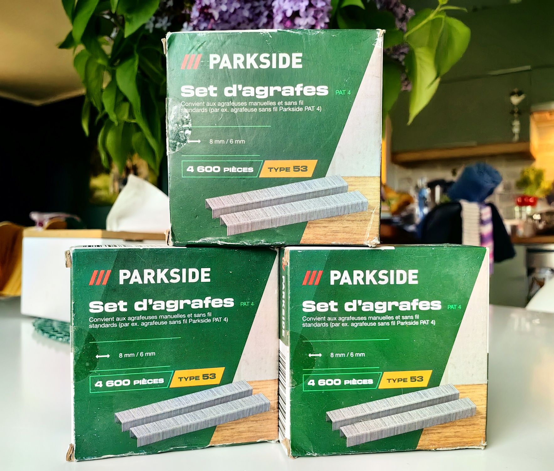 PARKSIDE Zestaw 3szt. zszywek do takera, typ53
W cenie zawarte 3 opak