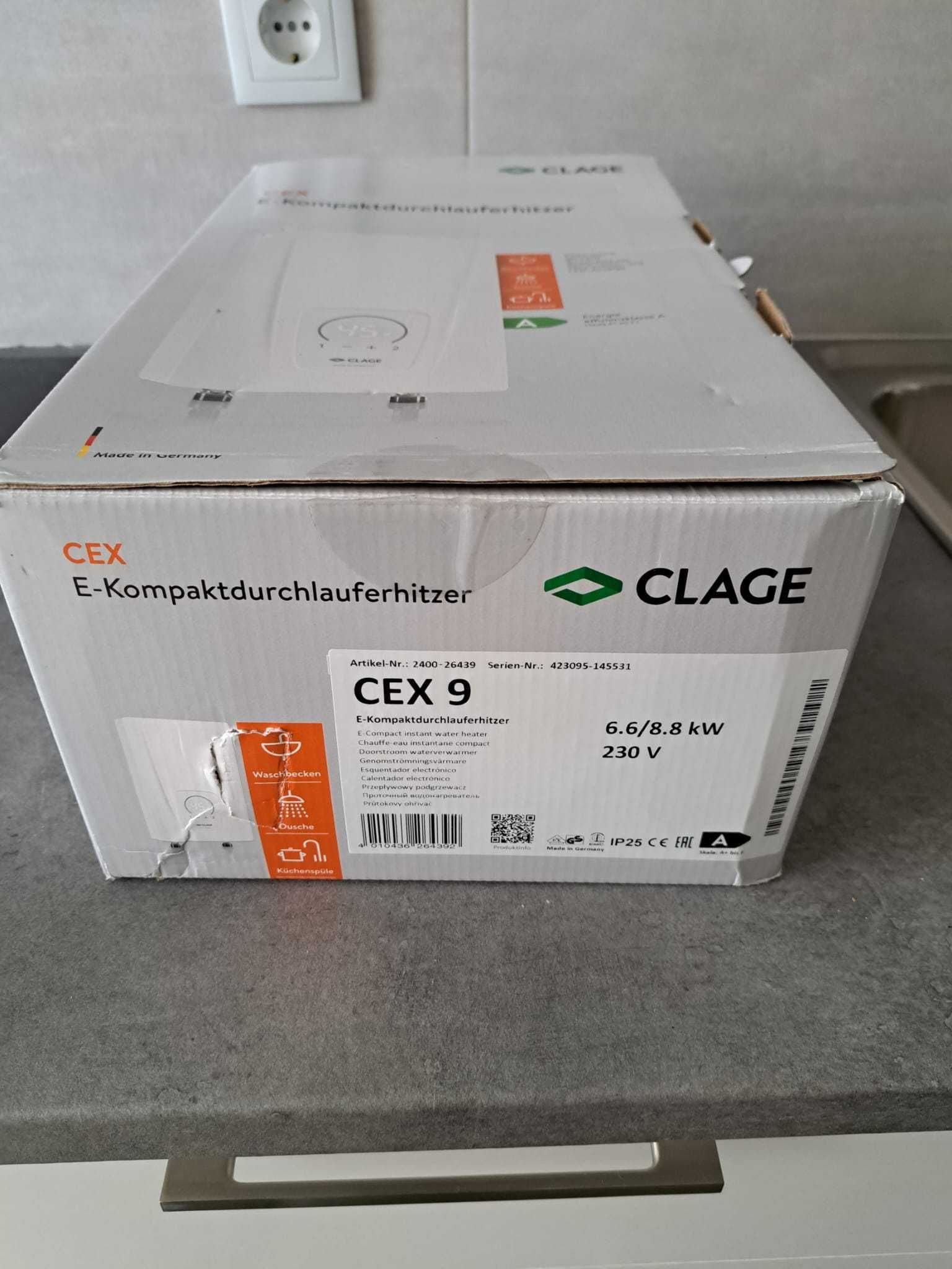Esquentador Clage Cex 9