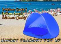 NAMIOT PLAŻOWY PARAWAN POP UP + pokrowiec, nowy, mozliwość wysyłki