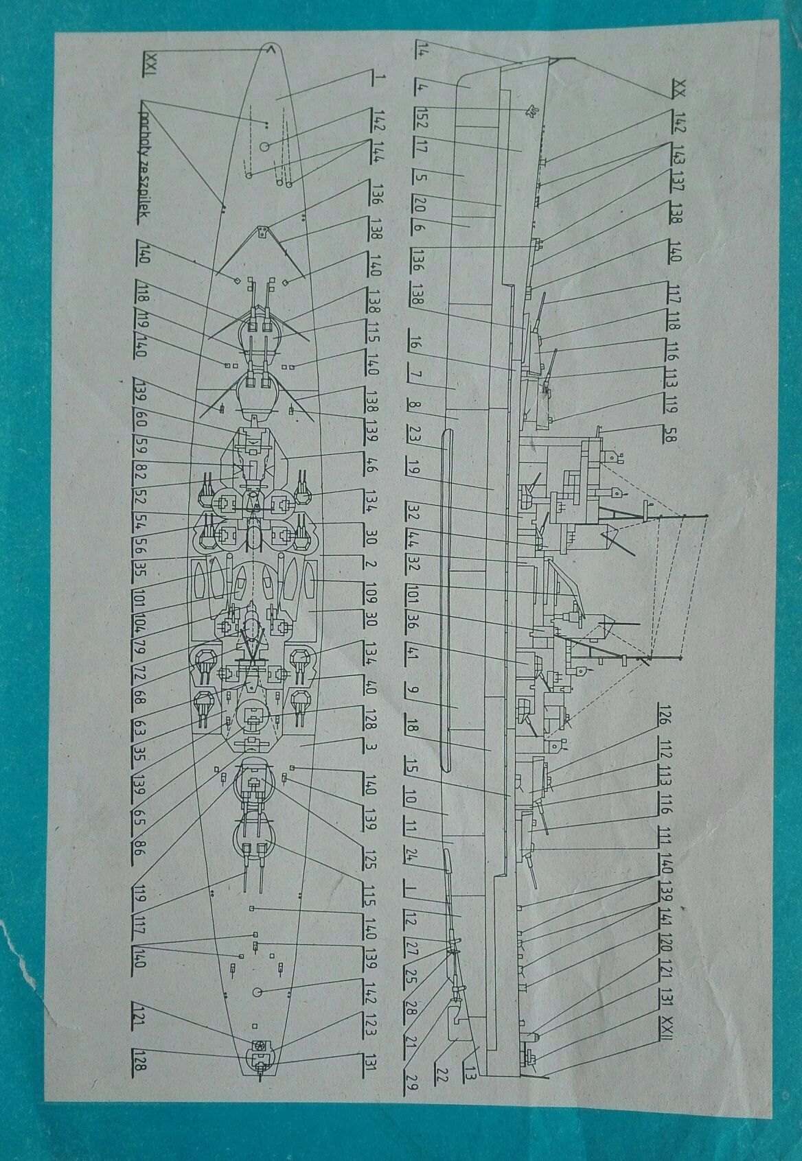 Mały Modelarz 5-9/90 pancernik Vanguard