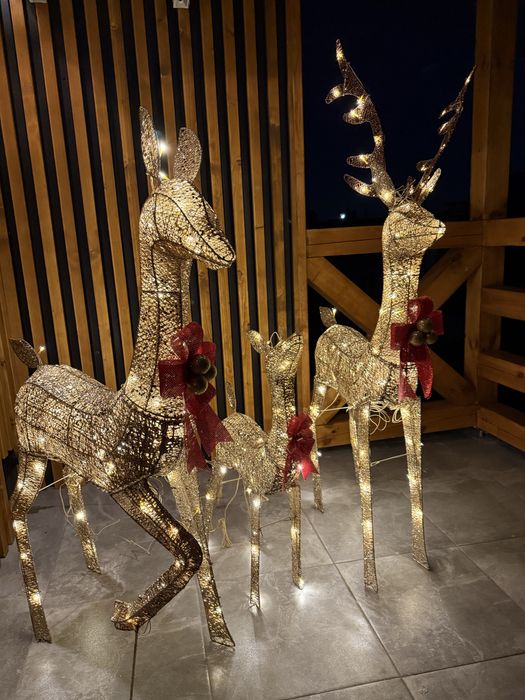 Komplet 3 Reniferów !!! 200 LED !!! Zobacz !!!