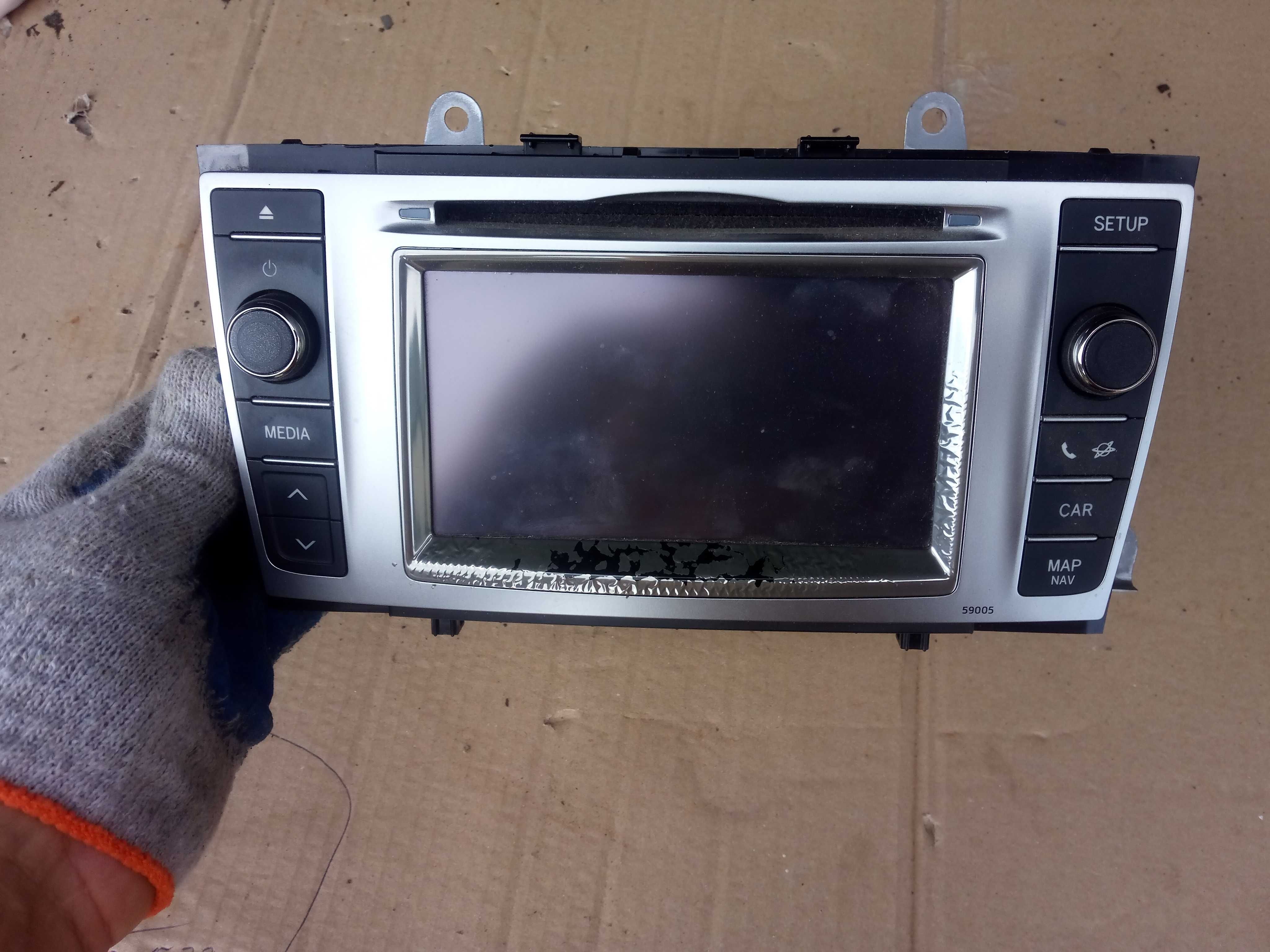toyota AVENSIS T27 12-15 lift radio dotykowe moduł nawigacji