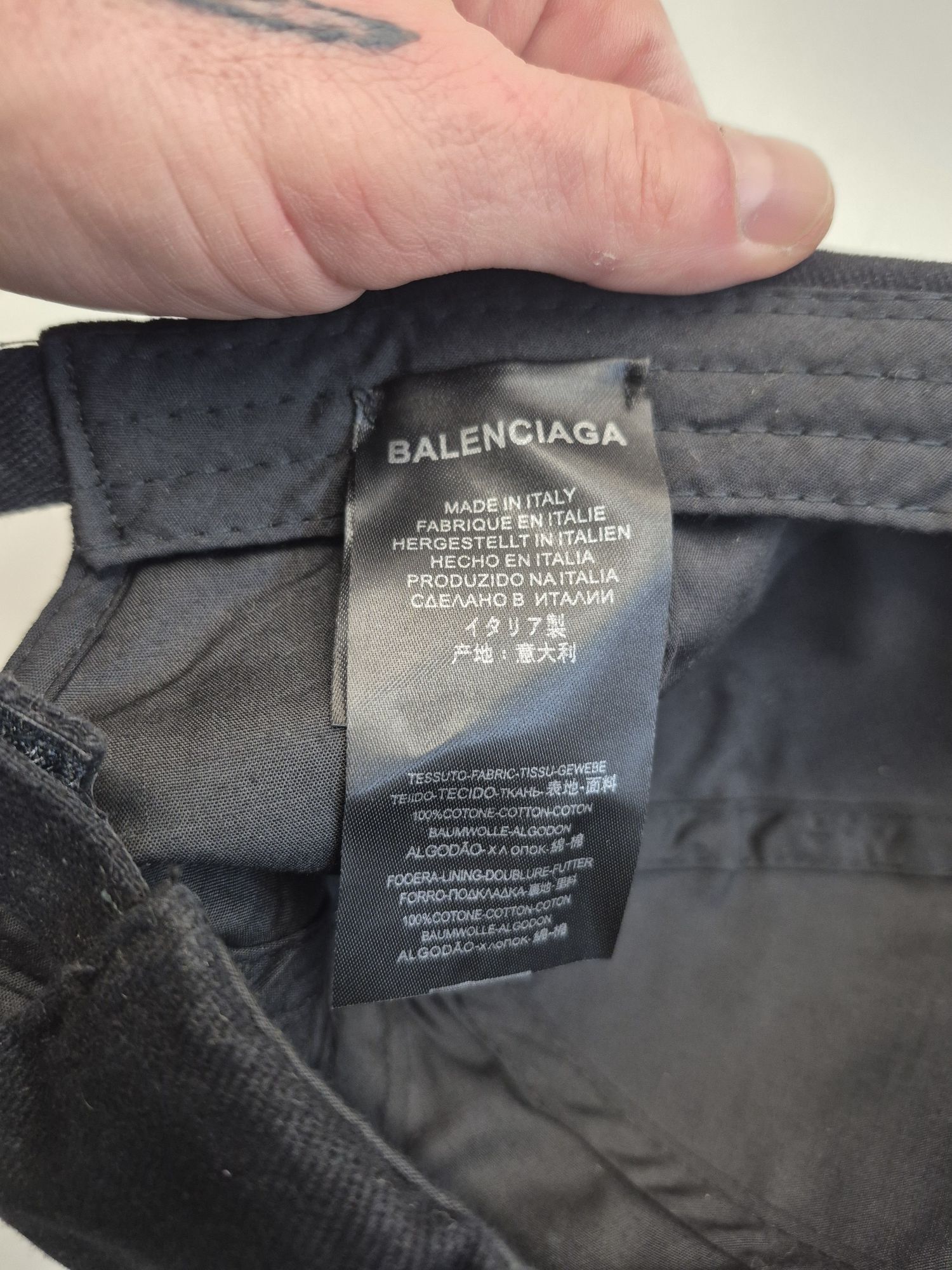 Czapka z daszkiem Balenciaga