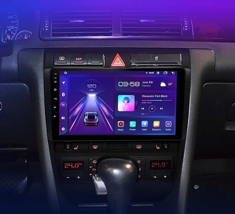 Radio nawigacja Audi A6 C5 1997- 2004 Carplay Android Auto 2GB 32GB
