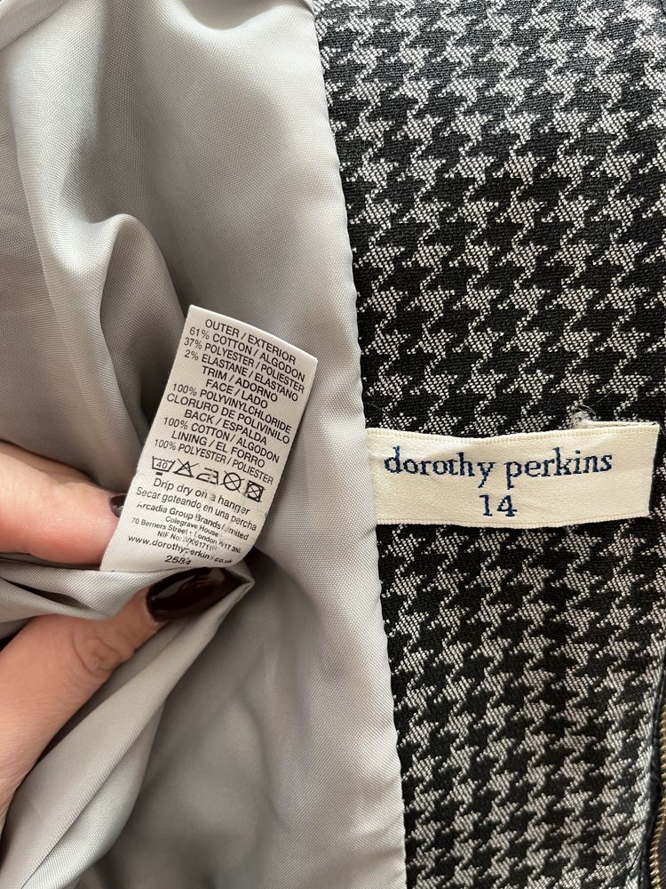 Marynarka kurtka pepitka DOROTHY PERKINS M/L