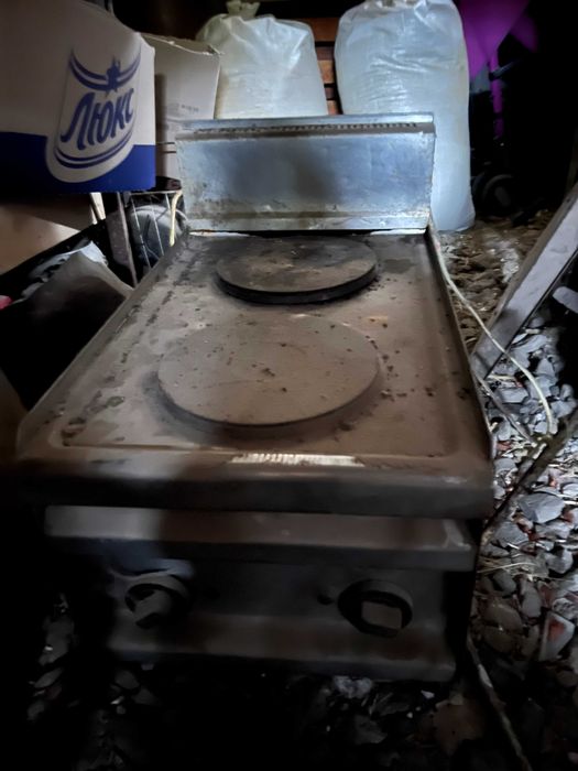 Плита електрична промислова на 2 конфорки