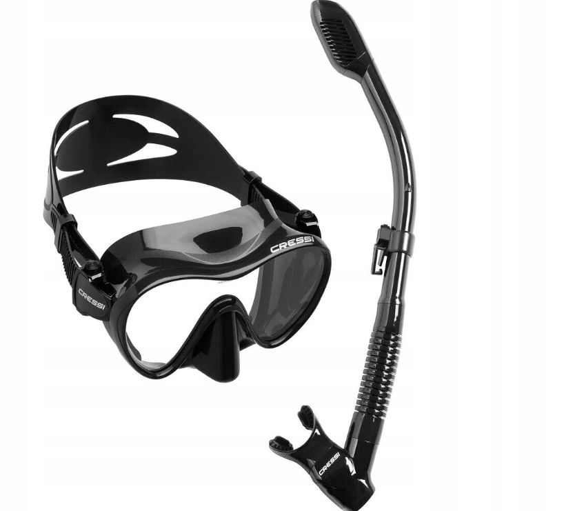 Cressi F1 Dry Combo Zestaw Maska + Fajka Sucha Nurkowanie Snorkeling