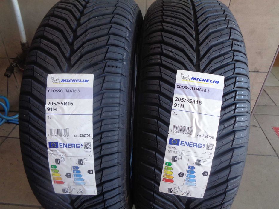 205/55R16 MICHELIN CrossClimate 3 , kl Premium , Nowe Opony Całoroczne