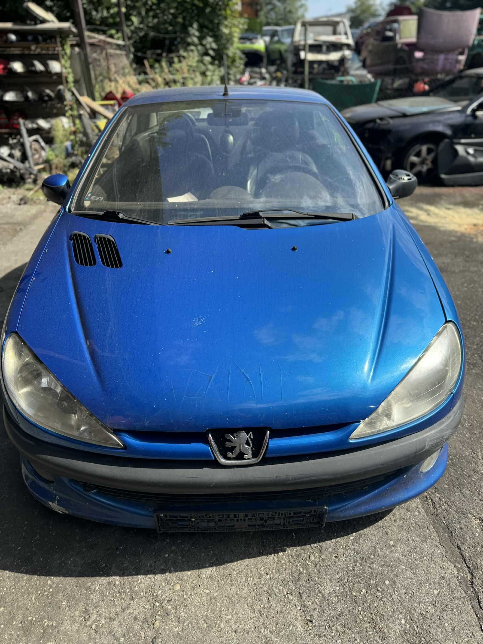PEUGEOT 206cc na części 2001r. Adax Opolski Auto Złom Koźle